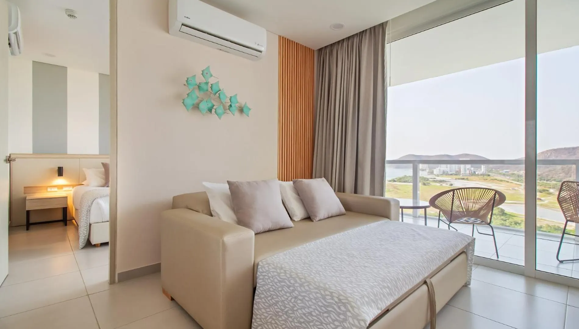 Sierra & Sea Suite - Penthouse Familiar Con Jacuzzi - Edificio Porto Horizonte Santa Marta  Apartment